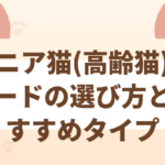 シニア猫用フードはいつから?切り替えのタイミングと選び方